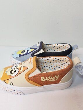 Disney Bluey & Bingo Slip On Tennis Shoes Sneakers Bingo Unisex Boy Girl Size 9